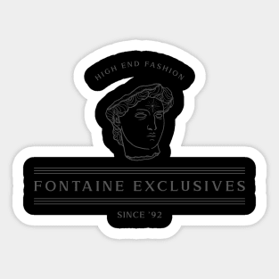 Fontaine Exclusives Greek Logo #9 Sticker